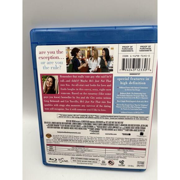 He’s Just Not That Into You (Blu-ray Disc, 2009, 2-Disc Set, Special Edition) - Picture 2 of 6